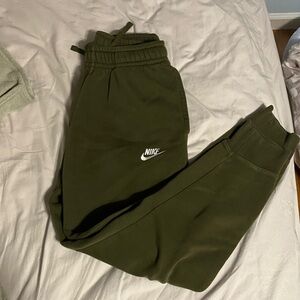 Green Nike Joggers